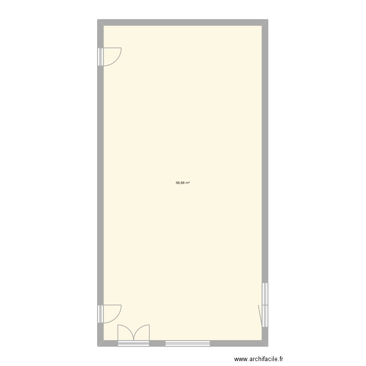 nazlinehamraeva bloch. Plan de 1 pièce et 99 m2
