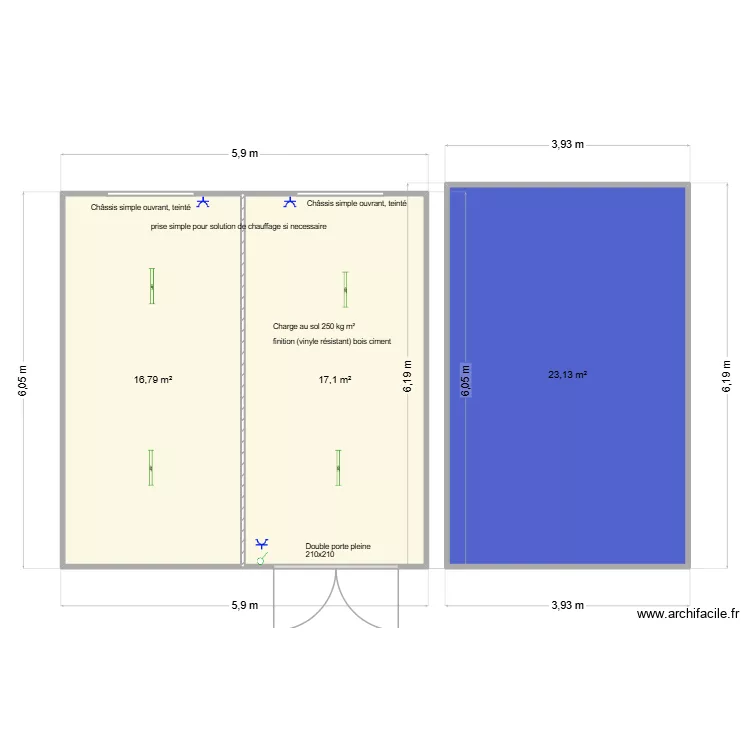 Plan SNCB Varin 4. Plan de 3 et 57 m² Plan SNCB Varin 4. Plan de 3 et 57 m²