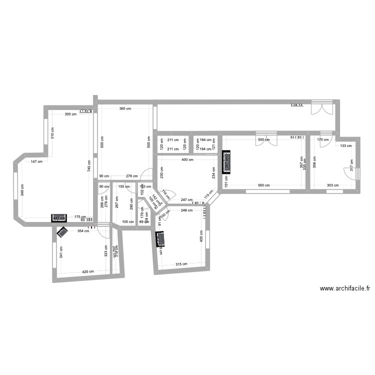 assas2. Plan de 0 pièce et 0 m2