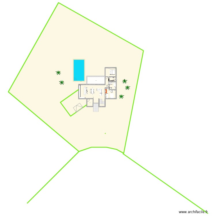 futur 7. Plan de 6 pièces et 1938 m2