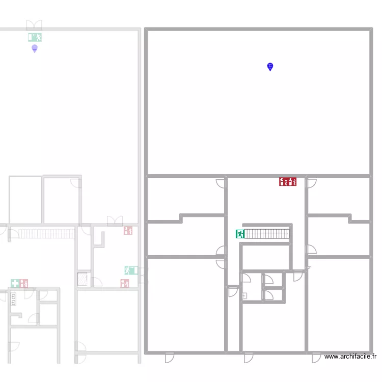 Rennes. Plan de 28 Pièces et 1195 m²