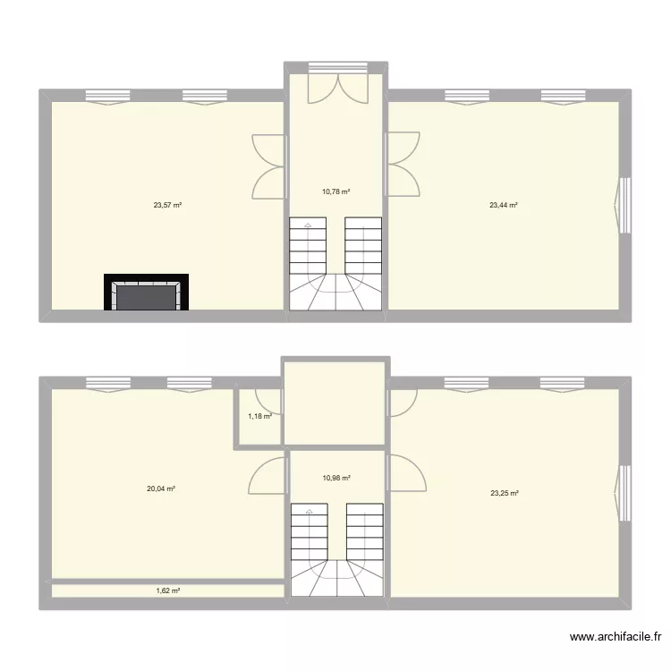 Bonsecours. Plan de 8 pièces et 115 m² Bonsecours. Plan de 8 pièces et 115 m²