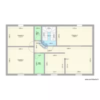 Plan 2eme &eacute;tage avant travaux