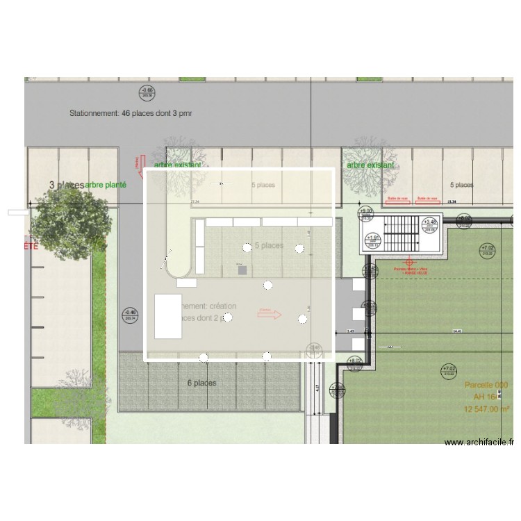 Ramsay Jour J. Plan de 1 pièce et 553 m2