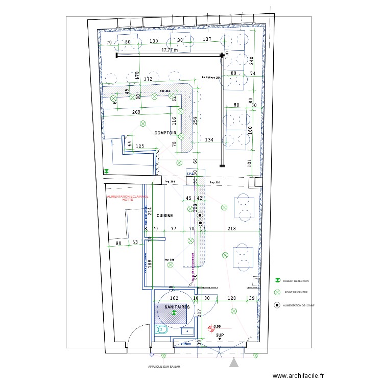 MAINE RECL RDC. Plan de 0 pièce et 0 m2