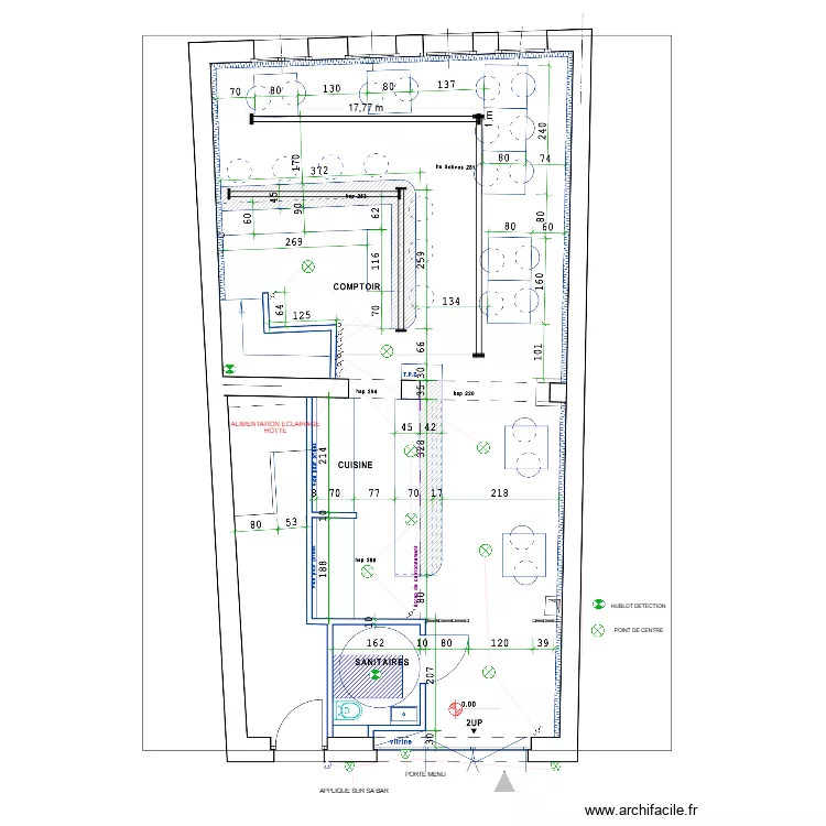 MAINE RECL RDC. Plan de 