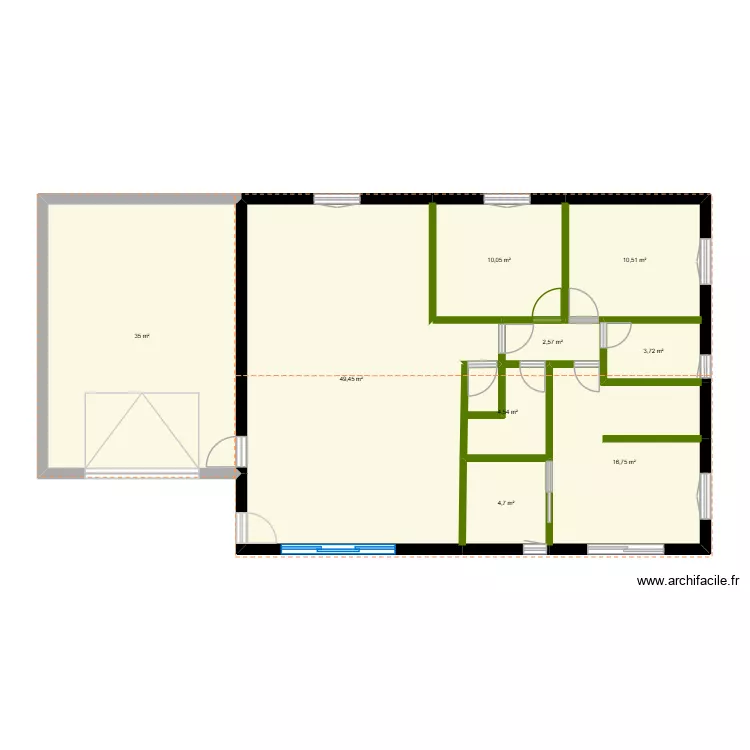TOMY & MAEVA. Plan de 9  et 137 m²