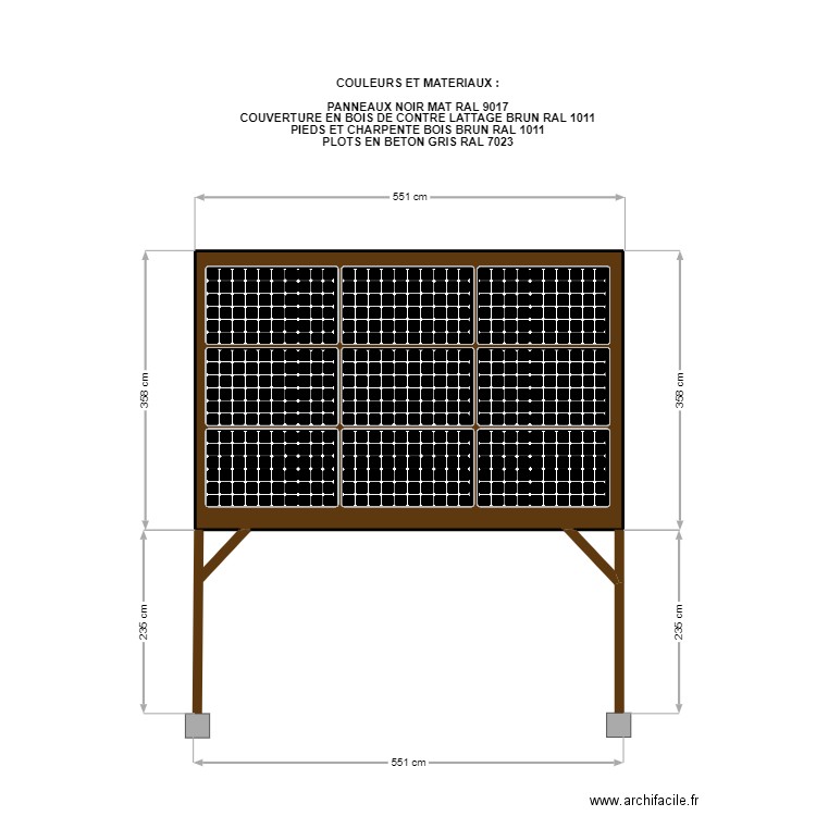 MAITRE OLIVIER PLAN DE FACADE. Plan de 0 pièce et 0 m2
