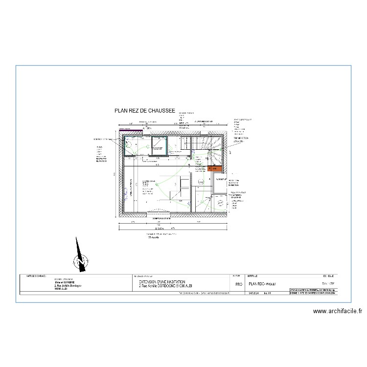 FABRE RDC. Plan de 0 pièce et 0 m2
