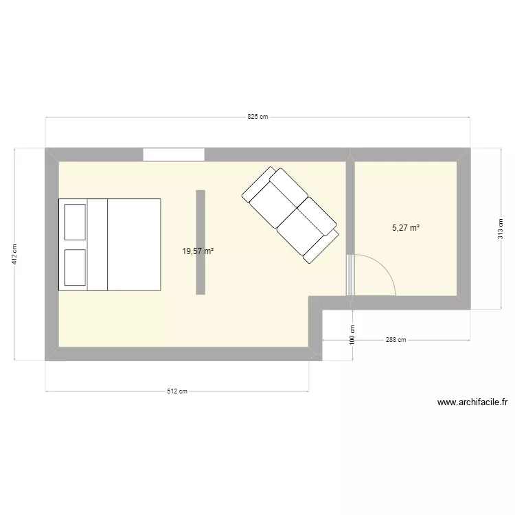 suite. Plan de 