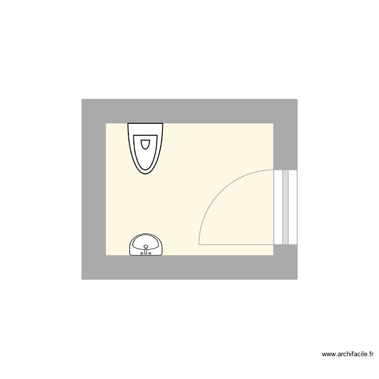 WC Huy. Plan de 0 pièce et 0 m2