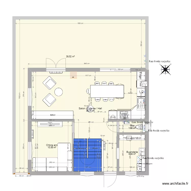 Les plaines - Am&eacute;nagement terrasse - V1.1 - 07.04.2025. Plan de 0 pièce et 0 m2