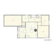 Cuisine avec ouverture bis