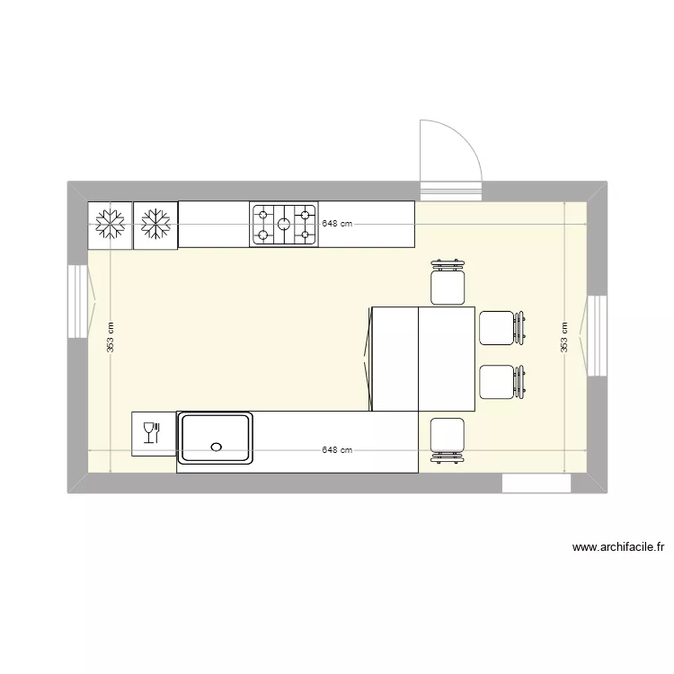 CUISINE V4. Plan de CUISINE V4. Plan de