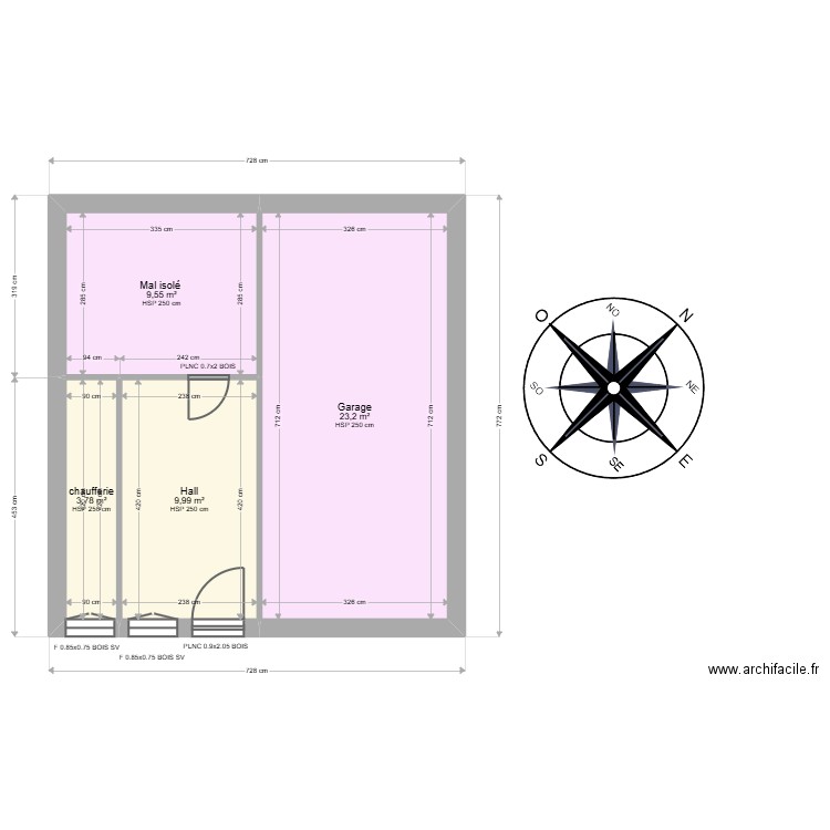 ML25004356 REYES . Plan de 18 pièces et 148 m2