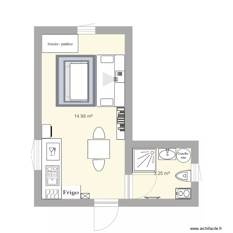 studio de aurelien. Plan de studio de aurelien. Plan de
