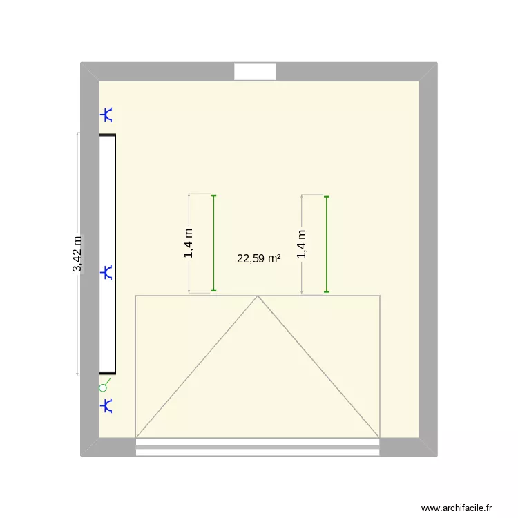 garage Joussain. Plan de 