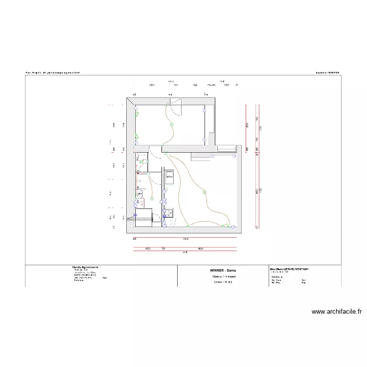 Lot 3 logements 5 + 6. Plan de 