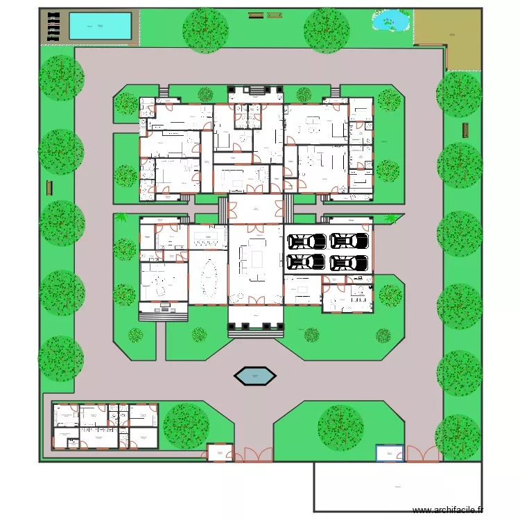 JCG 7 am&eacute;nagement. Plan de 