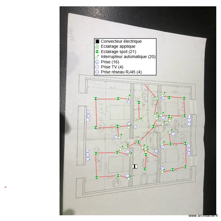 libourne r+1. Plan de 0 pièce et 0 m2