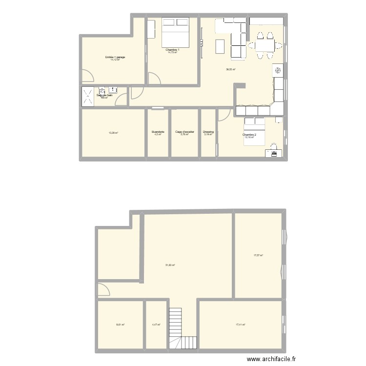 myplan. Plan de 14 pièces et 212 m2