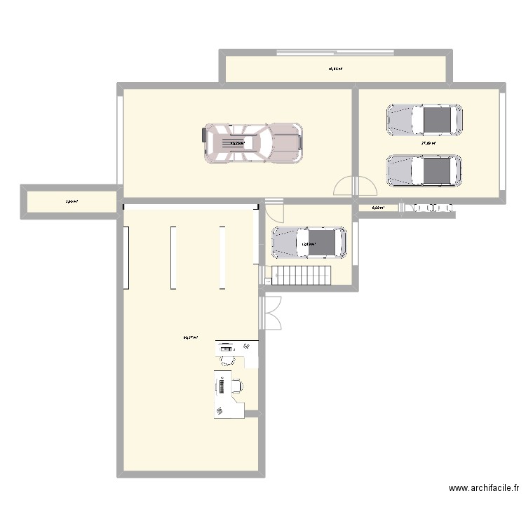feu vert rodez. Plan de 7 pièces et 166 m2