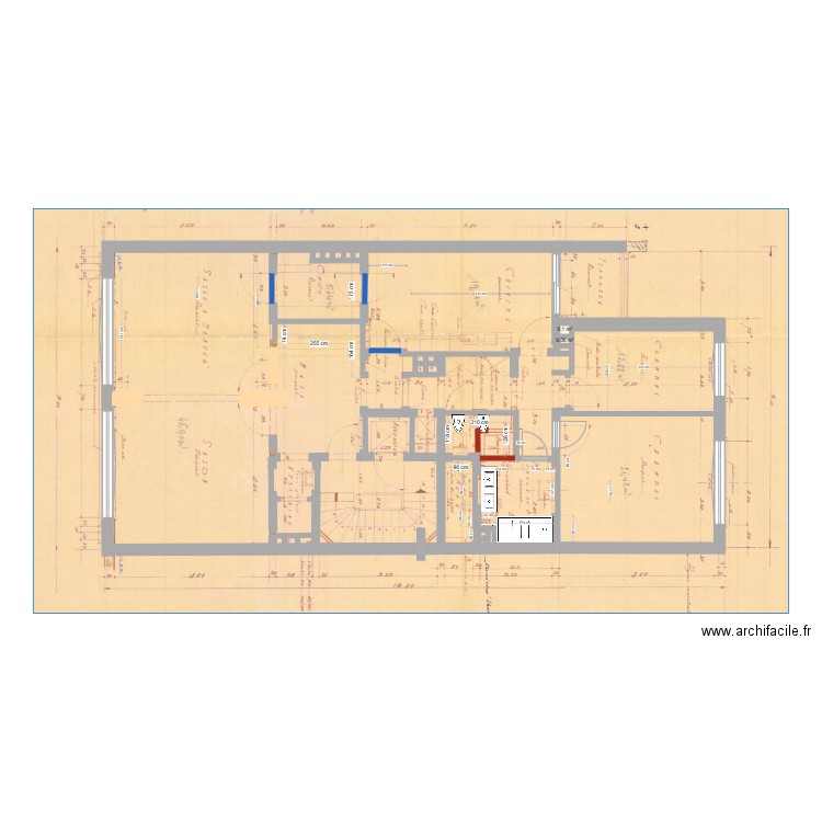 versione zero. Plan de 0 pièce et 0 m2
