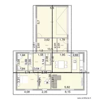plan mass romagnieu + toit
