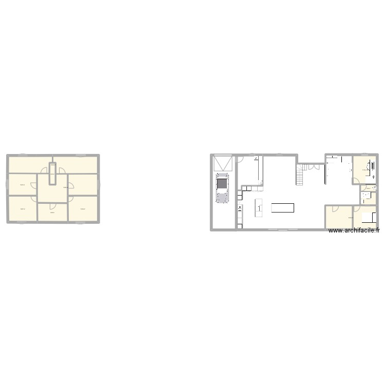 Future maison. Plan de 11 pièces et 137 m2