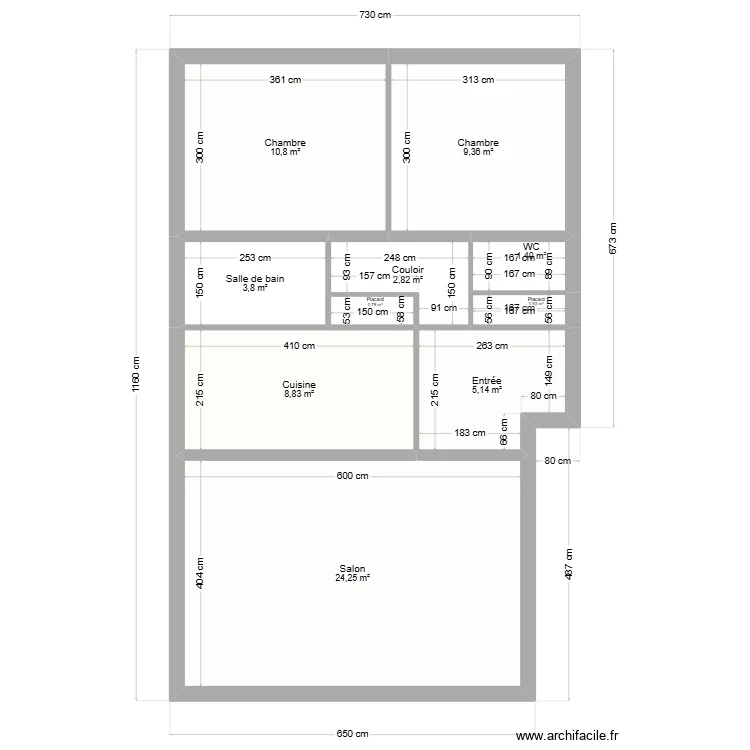Buquet plan. Plan de 