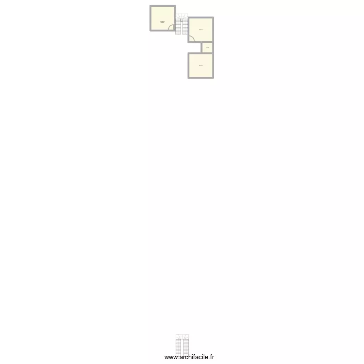 btp. Plan de 4  et 51 m²