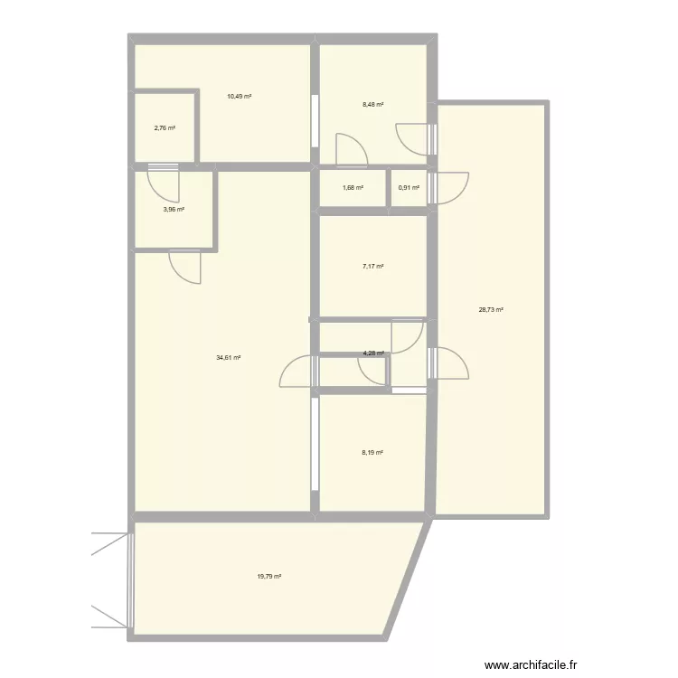 Grand chemin de messine 86 test buanderie. Plan de 18 pièces et 191 m²