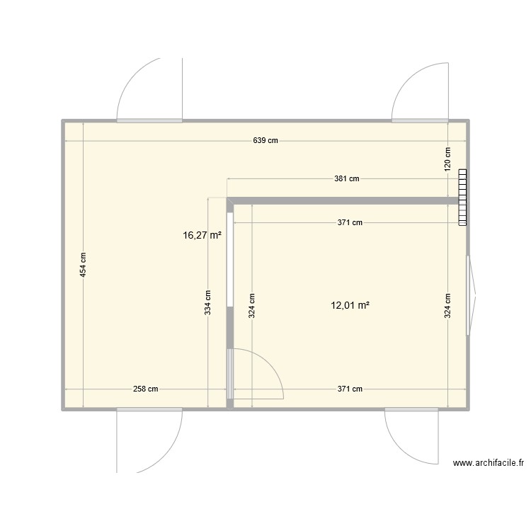 Chambre Pin. Plan de 0 pièce et 0 m2