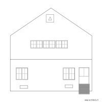 Façade avant travaux garage