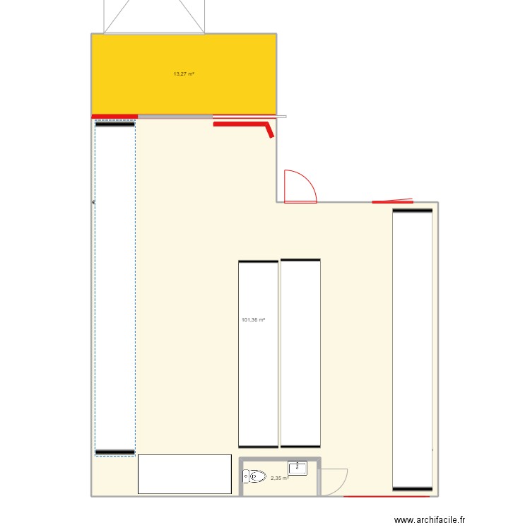 Entrepôt Fabrègues. Plan de 0 pièce et 0 m2