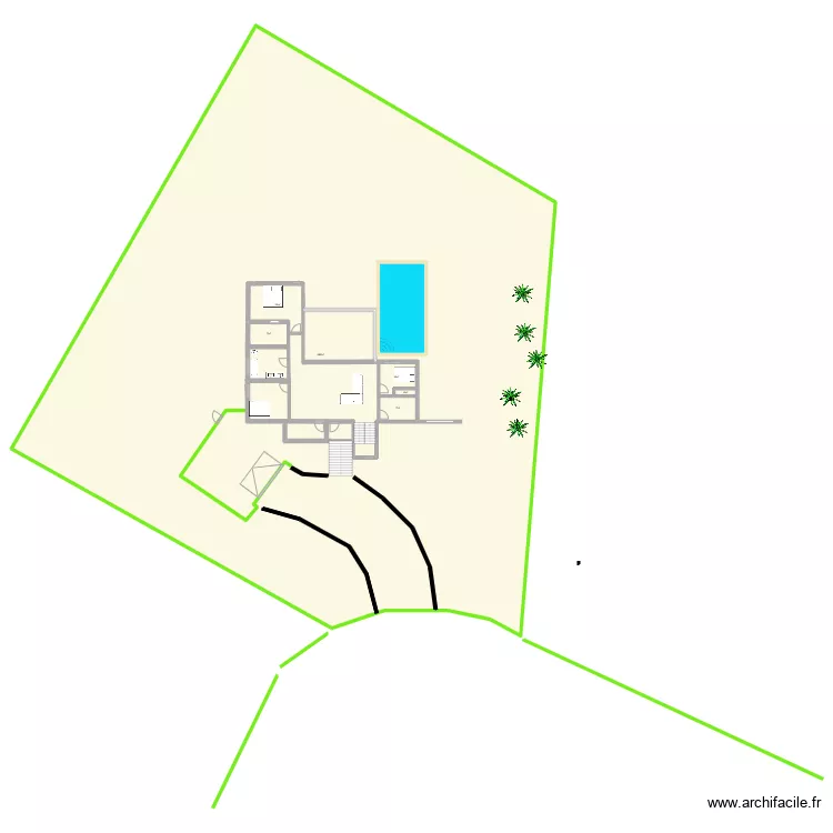 futur bon sous-sol. Plan de 