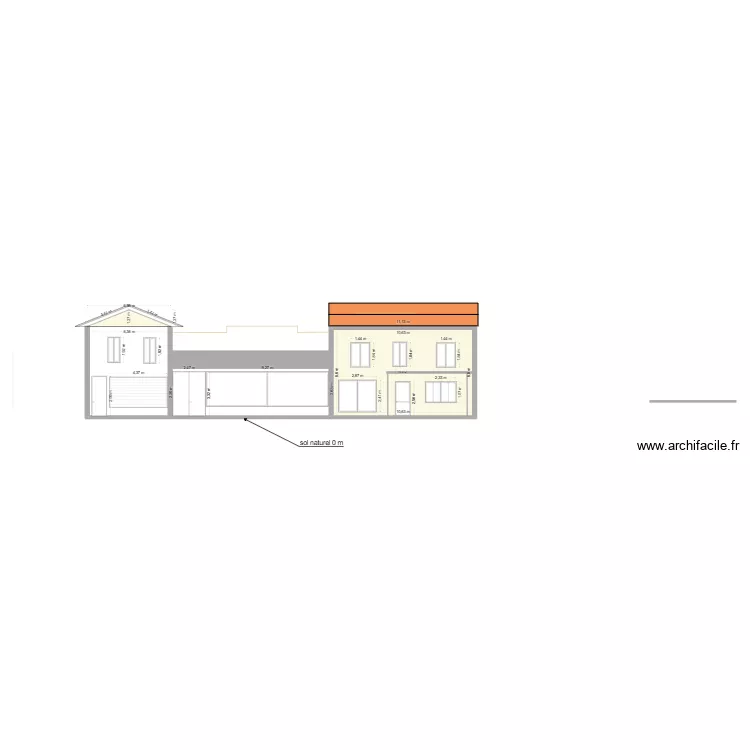 thiers facade route sud apres. Plan de 1 et 70 m² thiers facade route sud apres. Plan de 1 et 70 m²