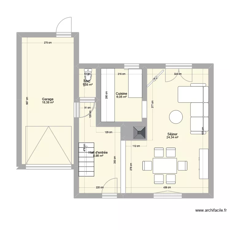 ACLHdt36 / 0. Plan de 6  et 59 m²