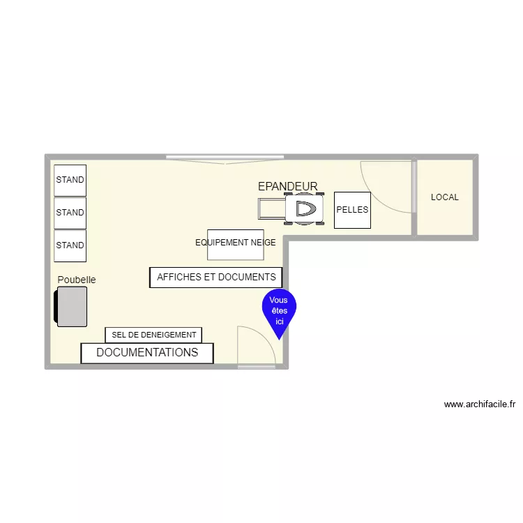 reserve choisy . Plan de 