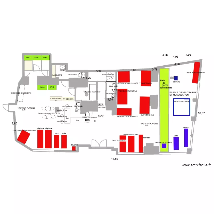 PLANS DU 10/12/2025. Plan de 7  et 16 m²
