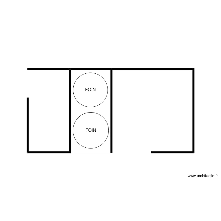 cabane anes et chèvres. Plan de cabane anes et chèvres. Plan de