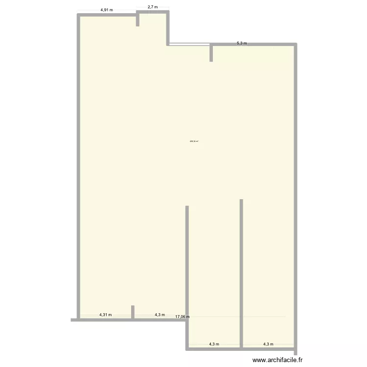 plan Thionville. Plan de 1  et 438 m²