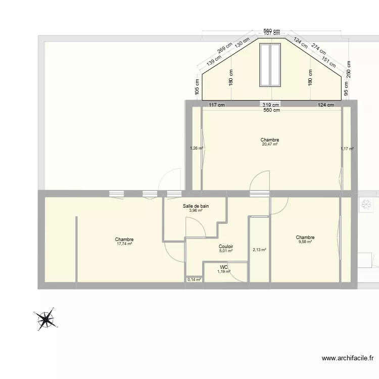 Maison Brunoy 2. Plan de 