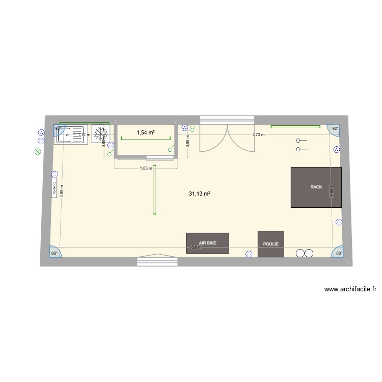 dep2. Plan de 0 pièce et 0 m2