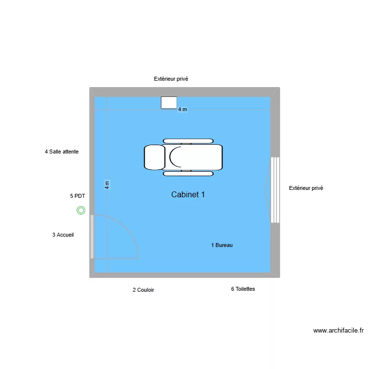 30131 Cabinet 1. Plan de 
