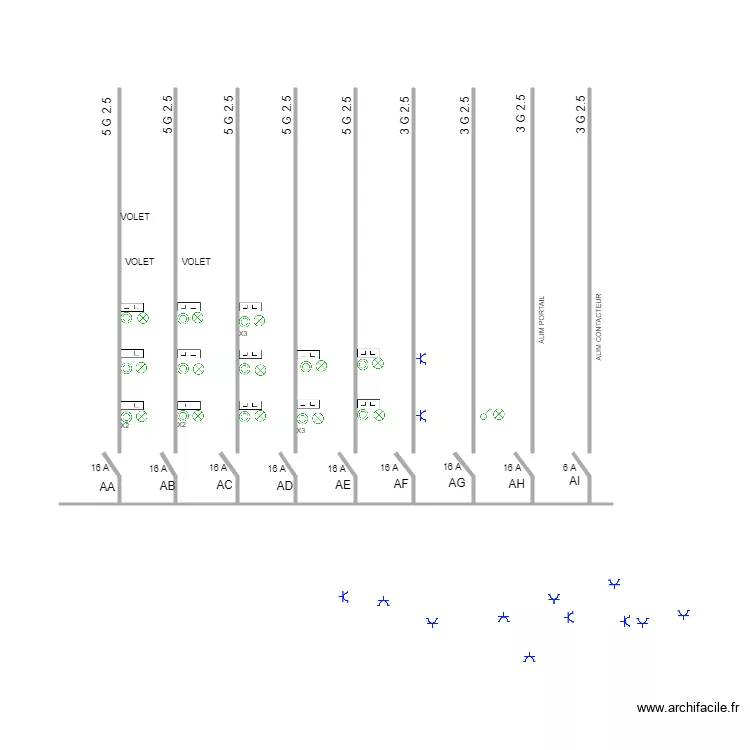 hamid coffret C103. Plan de 