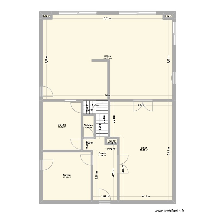 Plan RDC Ingrandes. Plan de 0 pièce et 0 m2