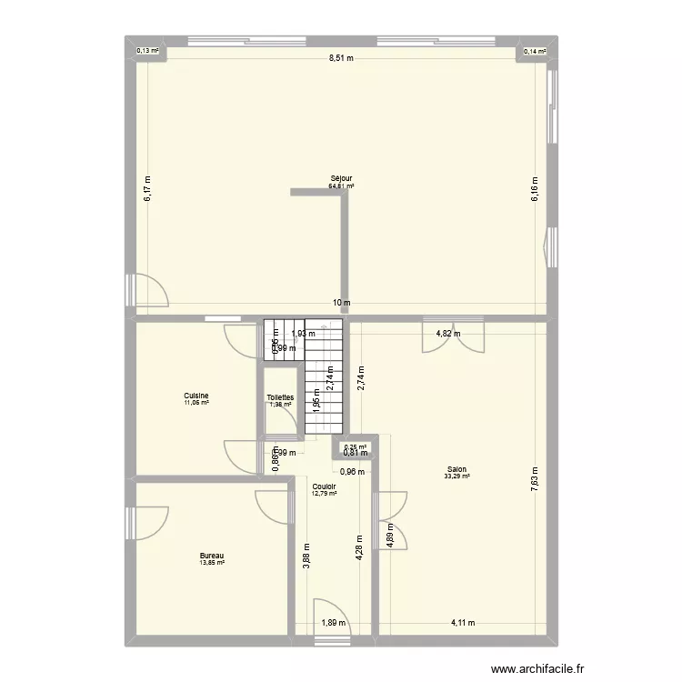 Plan RDC Ingrandes. Plan de 9 et 138 m² Plan RDC Ingrandes. Plan de 9 et 138 m²
