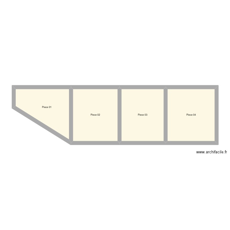 350602254. Plan de 4 pièces et 49 m2