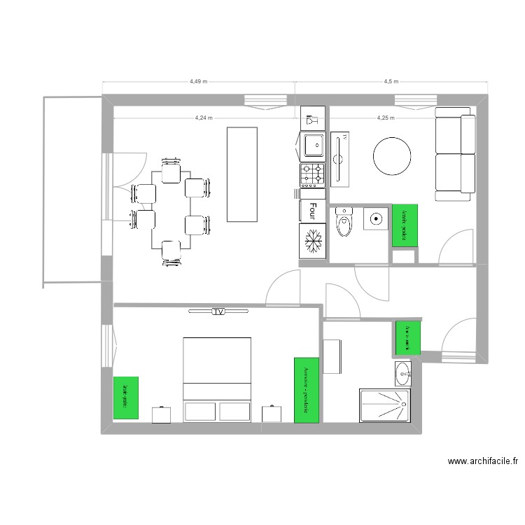 azuria plan 1 / 2. Plan de 0 pièce et 0 m2